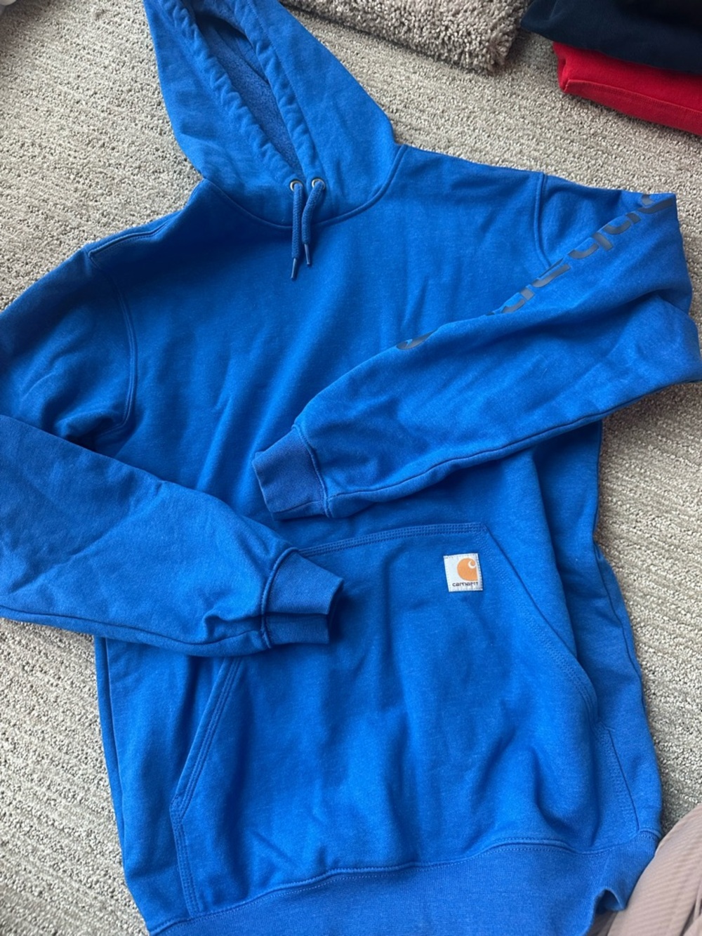 Blue Carhartt men’s sweatshirt